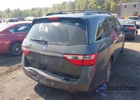 2012 Honda Odyssey Ex-L из США, поврежденный, VIN 5FNRL5H69CB146858